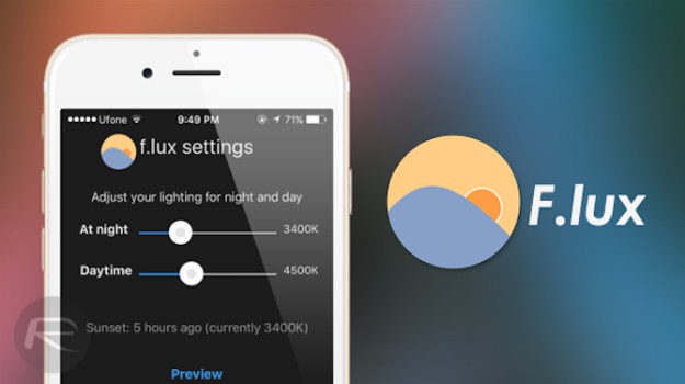 F.lux app