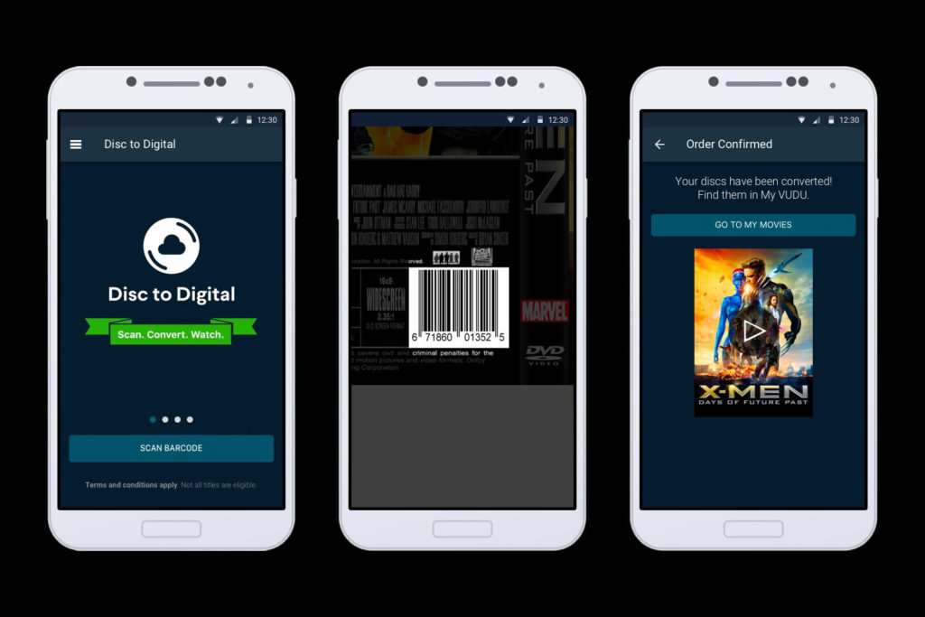 Vudu dics to digital