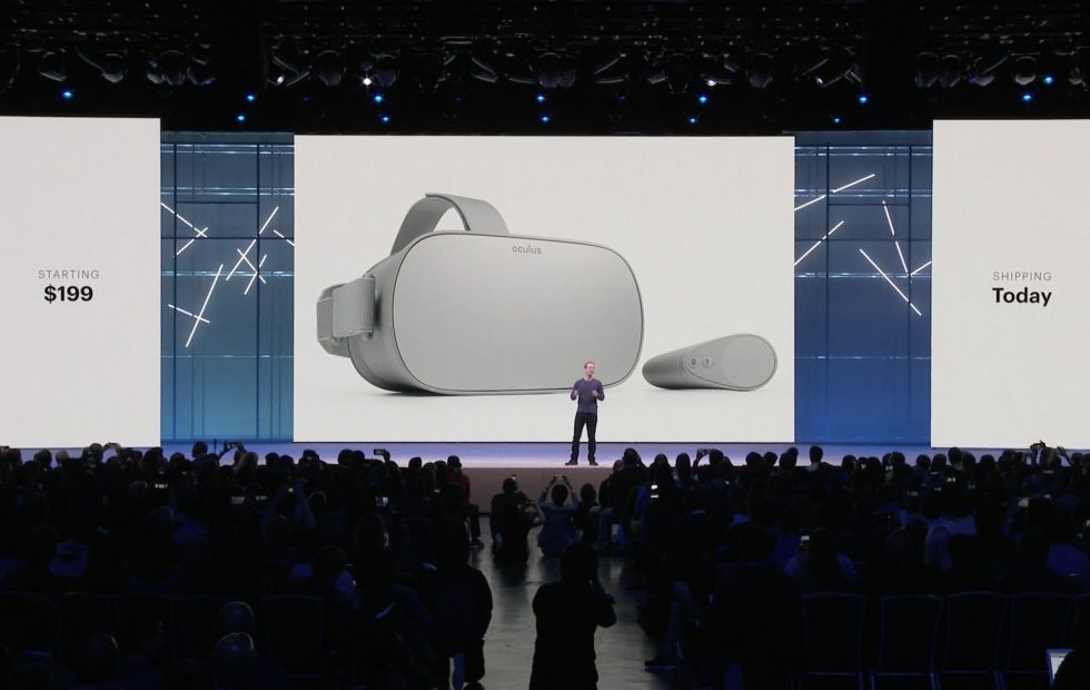 Oculus Go VR Facebook's F8 Developer Conference